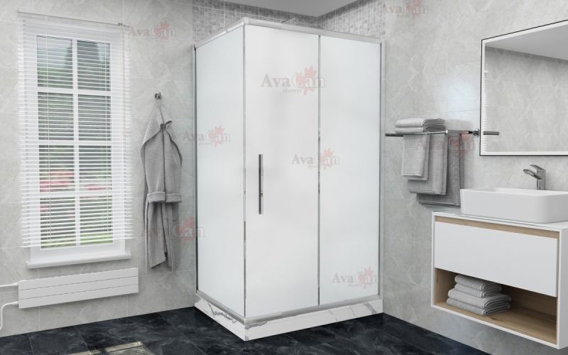 Душевой уголок AvaCan FС 140-160 + SС90 MT хром